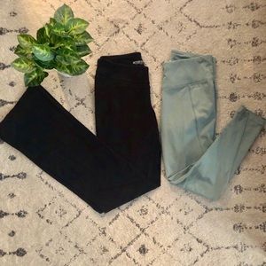 Bundle Jockey Leggings & Old Navy Black Yoga Small
